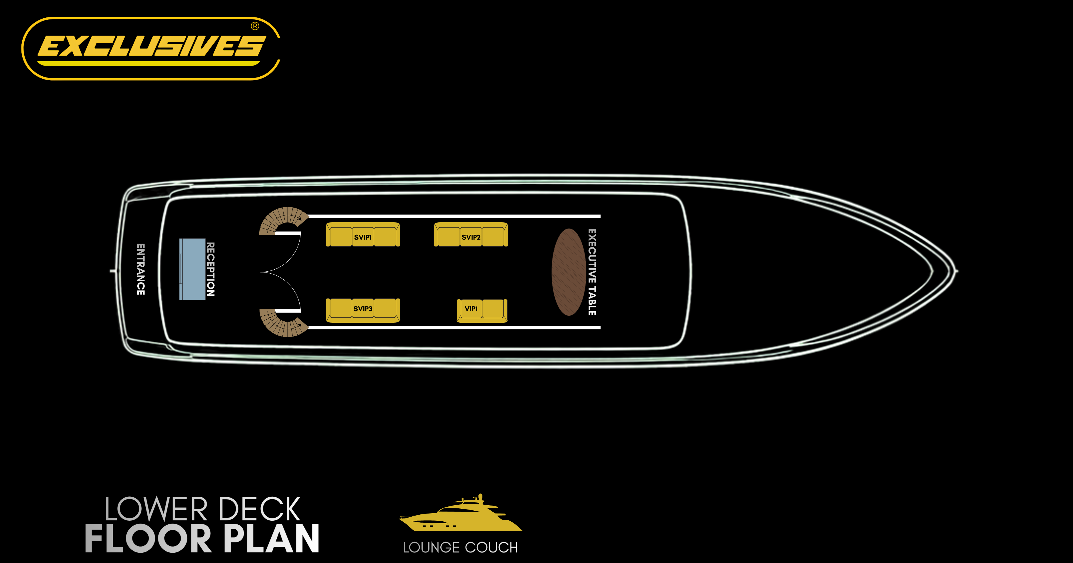 Lower Deck floor plan
